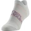 imageUnder Armour womens Essential 20 No Show Socks 6pairs DiscontinuedWhiteFresh Orchid Assorted Lockedin Fit