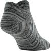 imageUnder Armour womens Essential 20 No Show Socks 6pairs DiscontinuedWhiteHalo Gray Assorted Lockedin Fit