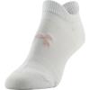 imageUnder Armour womens Essential 20 No Show Socks 6pairs DiscontinuedWhitePink Assorted Lockedin Fit