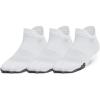 imageUnder Armour Womens Breathe Lite No Show Socks 3 Pack100 White  White  Halo Gray