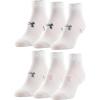 imageUnder Armour Womens Essential Lightweight Low Cut Socks 6PairsWhite 2 Assorted