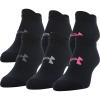 imageUnder Armour womens Essential 20 Lightweight No Show Socks 6pairsBlackCerise Assorted