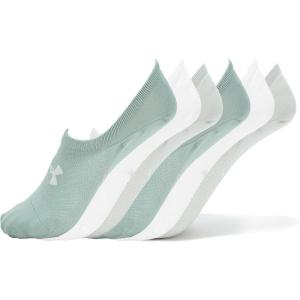 imageUnder Armour Womens Breathe Lite Liner Socks 6 Pack348 Silica Green  Silica Green  Hydro Green