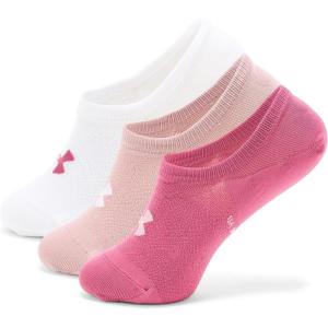 imageUnder Armour Womens Breathe Lite Liner Socks 6 Pack659 Fuchsia Dusk  Fuchsia Dusk  Tourmaline Pink
