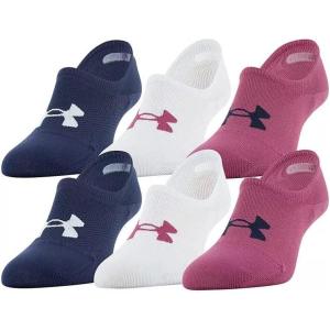 imageUnder Armour Womens Breathe Lite Liner Socks 6 PackPink  647