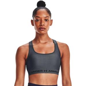 imageUnder Armour Womens CrossBack Mid Bra012 Pitch Gray   Black