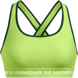 imageUnder Armour Womens CrossBack Mid Bra304 Morph Green   White