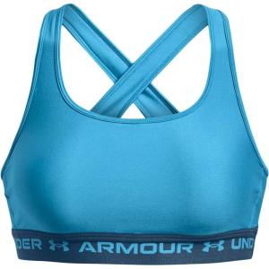 imageUnder Armour Womens CrossBack Mid Bra419 Capri  Petrol Blue  Capri