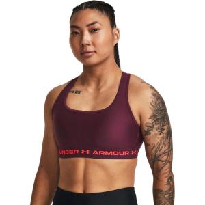 imageUnder Armour Womens CrossBack Mid Bra600 Dark Maroon   Beta