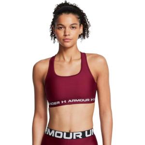 imageUnder Armour Womens CrossBack Mid Bra625 Cardinal  Cardinal  White
