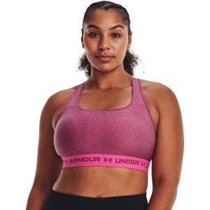 imageUnder Armour Womens CrossBack Mid Bra635 Charged Cherry   Charged Cherry