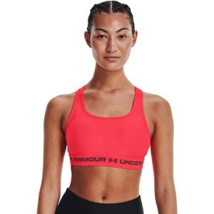 imageUnder Armour Womens CrossBack Mid BraBeta 628White