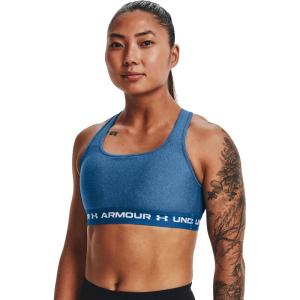 imageUnder Armour Womens CrossBack Mid BraCruise Blue Light Heather 899White