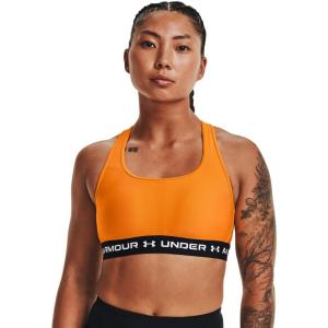imageUnder Armour Womens CrossBack Mid BraCruise Gold 588White