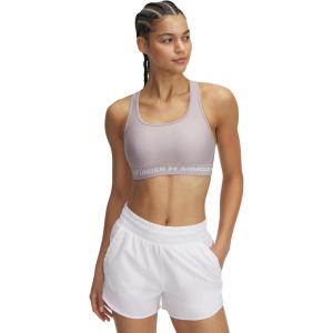 imageUnder Armour Womens CrossBack Mid BraGray DawnWhite