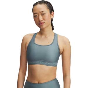 imageUnder Armour Womens CrossBack Mid BraJasper BlueSerpentine