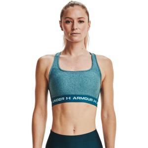 imageUnder Armour Womens CrossBack Mid BraLegion Blue Light Heather 400Breeze
