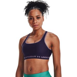 imageUnder Armour Womens CrossBack Mid BraPurple Switch 570Club Purple