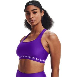 imageUnder Armour Womens CrossBack Mid BraPurple Zest 754Purple Tint