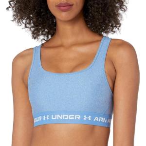 imageUnder Armour Womens CrossBack Mid BraRiver Light Heather 488White