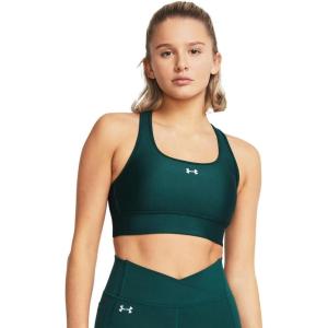 imageUnder Armour Womens Crossback Longline MidImpact Sports BraBra449 Hydro Teal   White