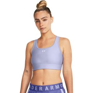imageUnder Armour Womens Crossback Longline MidImpact Sports BraBra539 Celeste   White