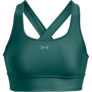 imageUnder Armour Womens Crossback Longline MidImpact Sports BraBraCoastal Tealbirdie Green