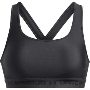 imageUnder Armour Womens Crossback Mid Impact Sports Bra010 Jet Gray  Jet Gray  Black