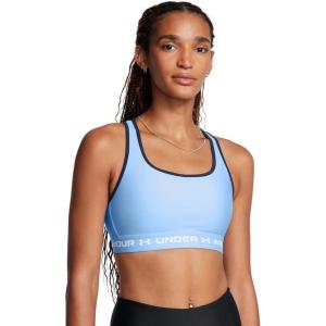 imageUnder Armour Womens Crossback Mid Impact Sports Bra465 Horizon Blue  Midnight Navy  White