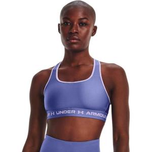 imageUnder Armour Womens Crossback Mid Impact Sports Bra468 Sonar Blue   Baja Blue