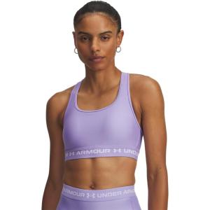 imageUnder Armour Womens Crossback Mid Impact Sports Bra538 Transparent   White