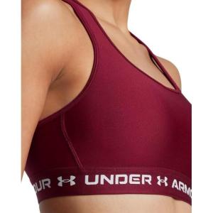 imageUnder Armour Womens Crossback Mid Impact Sports Bra625 Cardinal  Cardinal  White