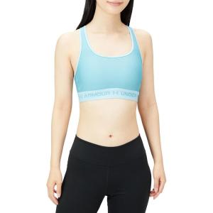 imageUnder Armour Womens Crossback Mid Impact Sports BraCloudless Sky 400Cloudless Sky