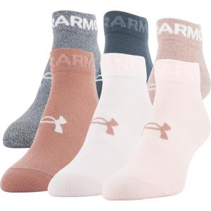 imageUnder Armour Womens Essential Lightweight Low Cut Socks 6PairsBeta Tint Assorted