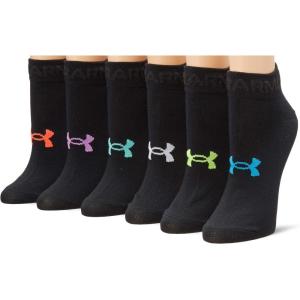 imageUnder Armour Womens Essential Lightweight Low Cut Socks 6PairsBlack