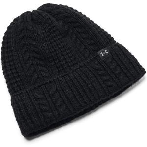imageUnder Armour Womens Halftime Cable Knit Beanie001 Black  Black  Castlerock