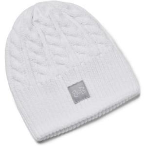 imageUnder Armour Womens Halftime Cable Knit Beanie100 White  Mod Gray  White