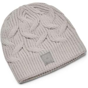 imageUnder Armour Womens Halftime Cable Knit Beanie592 Ghost Gray  Tin  Ghost Gray