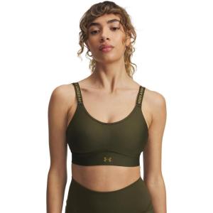 imageUnder Armour Womens Infinity Mid Impact Sports Bra308 Expedition Green   Canteen Green