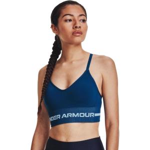imageUnder Armour Womens Seamless Low Long Bra426 Varsity Blue  Varsity Blue  Blizzard