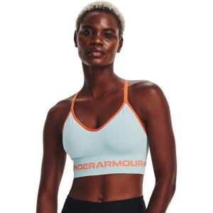 imageUnder Armour Womens Seamless Low Long Bra469 Fuse Teal   Afterglow