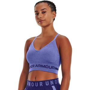 imageUnder Armour Womens Seamless Low Long Bra495 Baja Blue   Sonar Blue