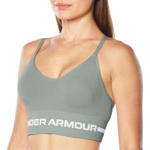 imageUnder Armour Womens Seamless Low Long Bra504 Grove Green   White