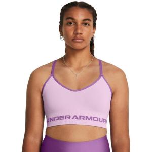 imageUnder Armour Womens Seamless Low Long Bra543 Purple Ace   Provence Purple