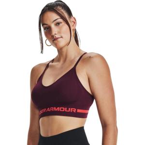 imageUnder Armour Womens Seamless Low Long Bra600 Dark Maroon  Dark Maroon  Beta