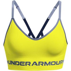 imageUnder Armour Womens Seamless Low Long Bra705 Yellow Ray   Aurora Purple