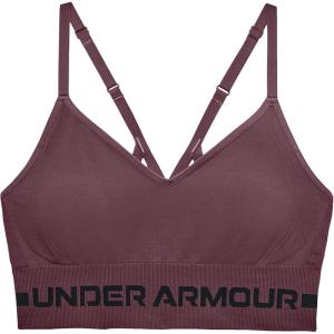 imageUnder Armour Womens Seamless Low Long BraAsh Plum 554Black