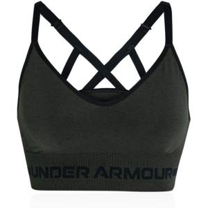 imageUnder Armour Womens Seamless Low Long BraBaroque Green 310Black