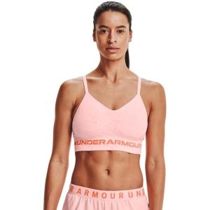 imageUnder Armour Womens Seamless Low Long BraBeta Tint 659Blaze Orange