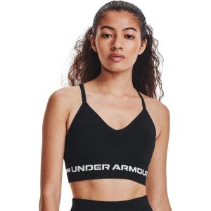 imageUnder Armour Womens Seamless Low Long BraBlack 001Halo Gray